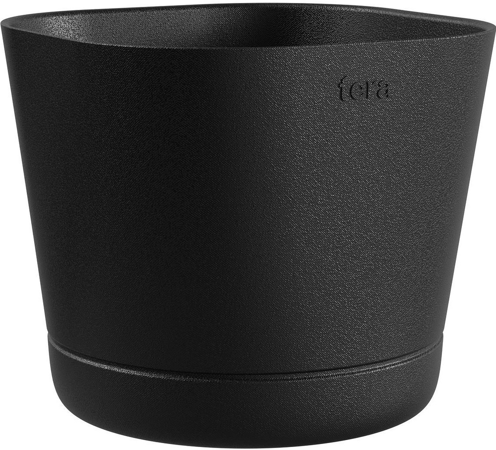 Tera, Colorado, ყვავილის ქოთანი, შავი, ⌀20 სმ