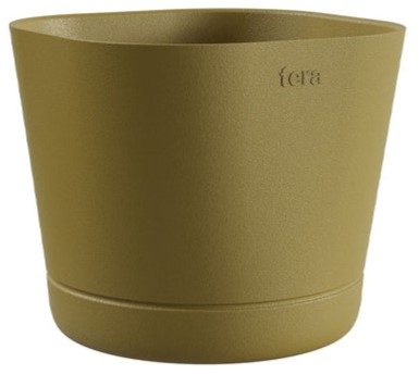 Tera, Colorado, ყვავილის ქოთანი, ყვითელი, ⌀15 სმ