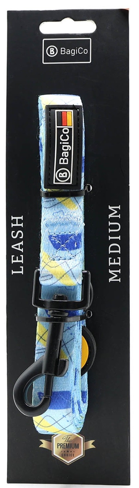 ბაგიკო, ძაღლის სატარებელი საბელი, Pat-Blue, ზომა M