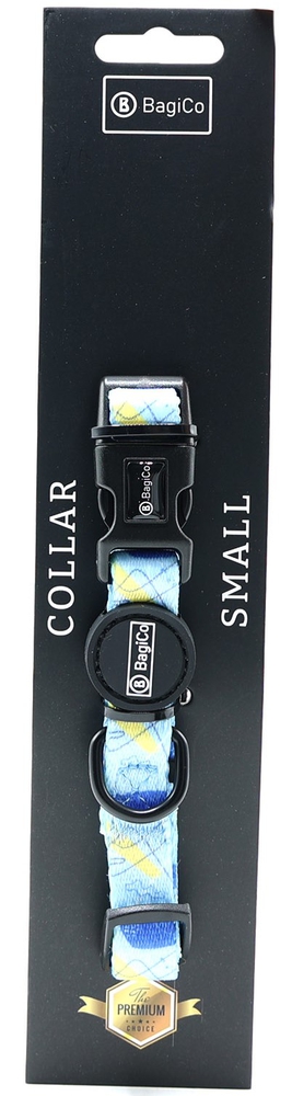 ბაგიკო, ძაღლის საყელო, Pat-Blue, ზომა S