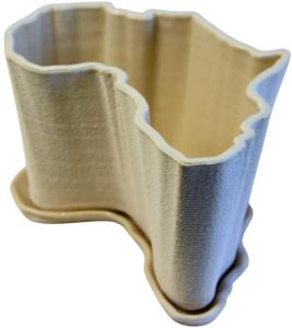 Homegarden, ყვავილის კერამიკის ქოთანი სადგამით, 14  x 7 სმ