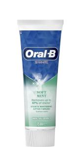 Oral-B 3D White Soft Mint კბილის პასტა