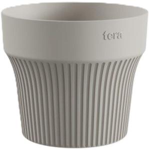 Tera, Tiny, ყვავილის ქოთანი, თეთრი, ⌀12 სმ