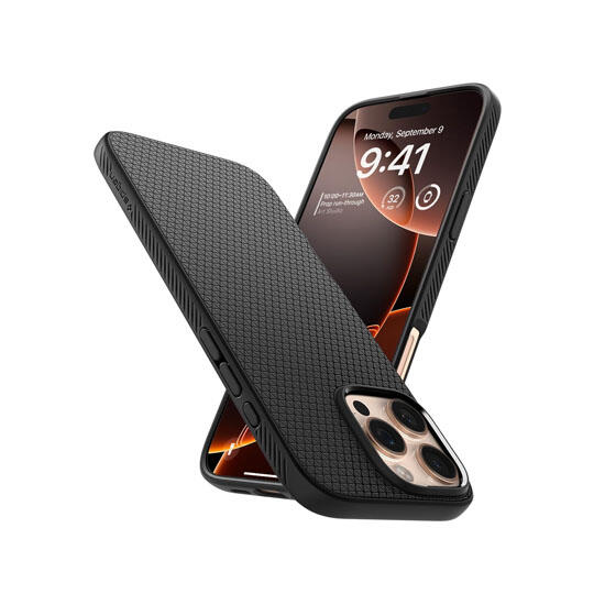 Spigen Liquid Air Case For Apple Iphone 16 Pro Max ACS07988 Black