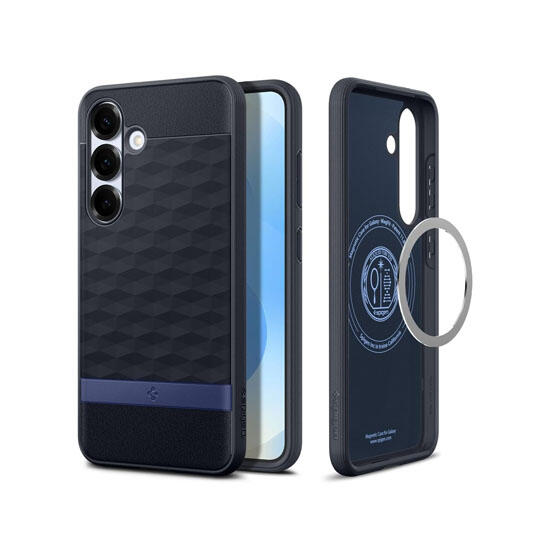 Spigen Parallax MagFit Case For Samsung Galaxy S25 ACS09064 Navy