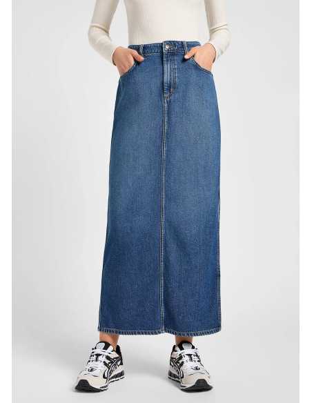 ქვედაბოლო LEE - SIDE SLIT MAXI SKIRT