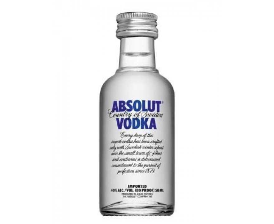Absolut Blue, არაყი, 50 მლ.
