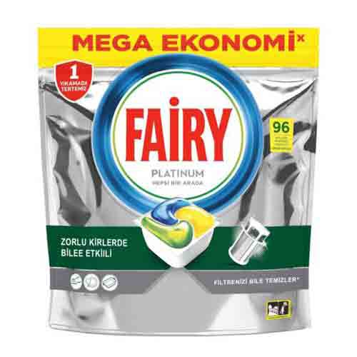 Fairy Platinum, ჭურჭლის სარეცხი მანქანის კაფსულა, 96 ც.