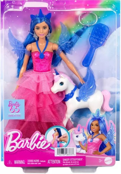 Mattel, Barbie, პრინცესა, unicorn, 32 სმ