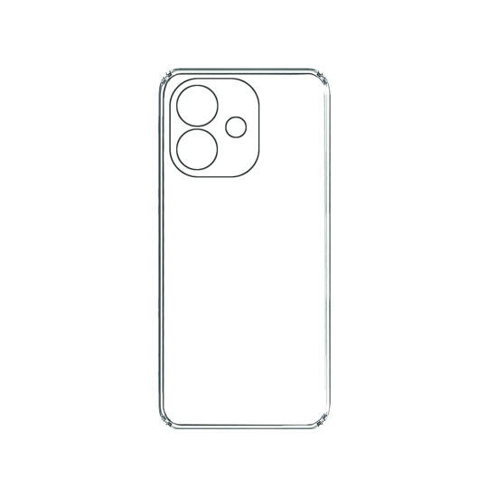 Ovose UltraSlim Case Unique Skid Series Oppo A3x Transparent