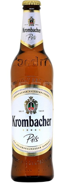 Krombacher, პილსნერი, გაფილტრული ლუდი, 500 მლ.