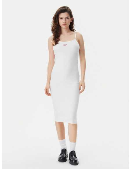 კაბა Tommy Jeans - TJW SCRIPT STRAP MIDI DRESS EXT