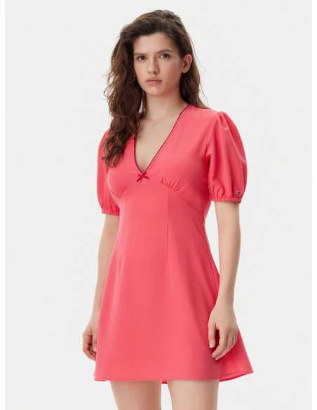 კაბა Tommy Jeans - TJW SS CREPE MINI DRESS