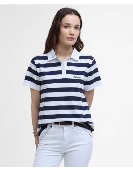 მაისურები Barbour - barbour ashbourne stripe polo top