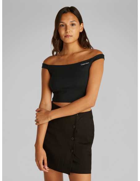 მაისურები CALVIN KLEIN JEANS - LOGO BARDOT MILANO TOP