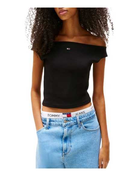 მაისურები Tommy Jeans - TJW BOAT NECK TOP SS EXT