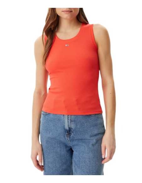 მაისურები Tommy Jeans - TJW ESSENTIAL RIB TANK EXT