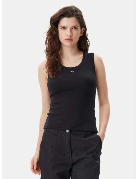 მაისურები Tommy Jeans - TJW ESSENTIAL RIB TANK EXT