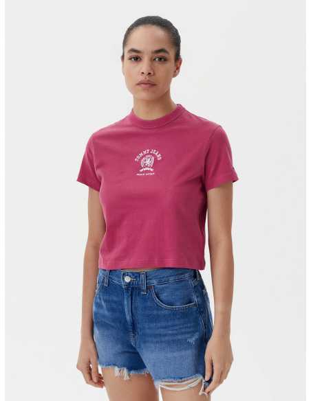 მაისურები Tommy Jeans - TJW REG SH VARSITY CREST TEE