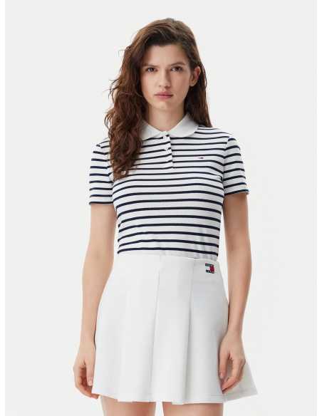 მაისურები Tommy Jeans - TJW SLIM ESSENTIAL POLO SS