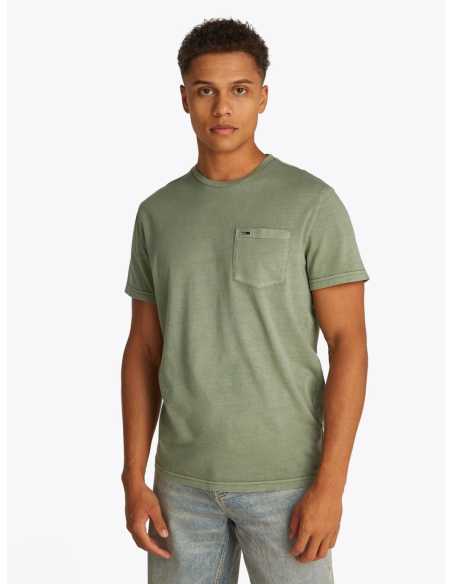 მაისური Tommy Jeans - TJM SLIM WASHED POCKET TEE
