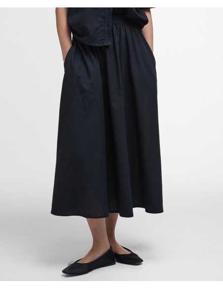 ქვედაბოლო Barbour - barbour elsie midi skirt