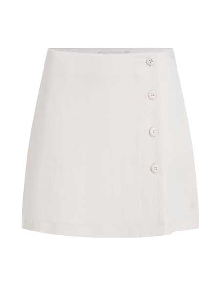ქვედაბოლო CALVIN KLEIN JEANS - ECOVERO NYLON WRAP SKIRT