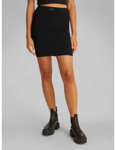ქვედაბოლო CALVIN KLEIN JEANS - PLACED INST SWEATER SKIRT