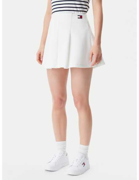 ქვედაბოლო Tommy Jeans - TJW PIQUE BADGE F&F SKIRT EXT