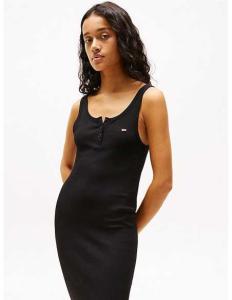 კაბა Tommy Jeans - TJW BUTTON TANK DRESS