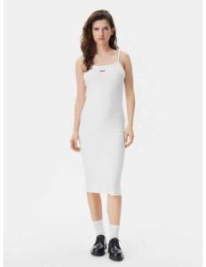 კაბა Tommy Jeans - TJW SCRIPT STRAP MIDI DRESS EXT