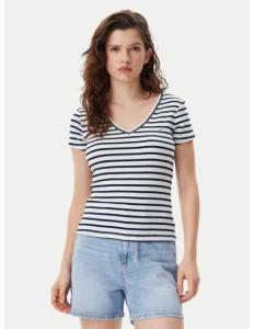 მაისურები Tommy Jeans - TJW SLIM ESSENTIAL RIB V SS