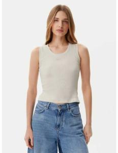 მაისურები Tommy Jeans - TJW SLIM SCRIPT RIB TANK TOP