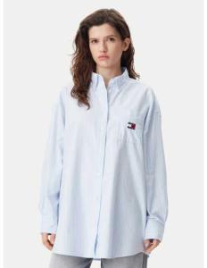 პერანგი Tommy Jeans - TJW OVS BADGE OXFORD SHIRT EXT