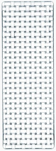 Nachtmann, Bossa Nova, სერვირების თეფში, მინა, 42 x 15 სმ