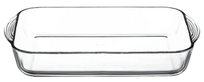 Pasabahce, Borcam, მინის ლანგარი, 40 x 25 სმ