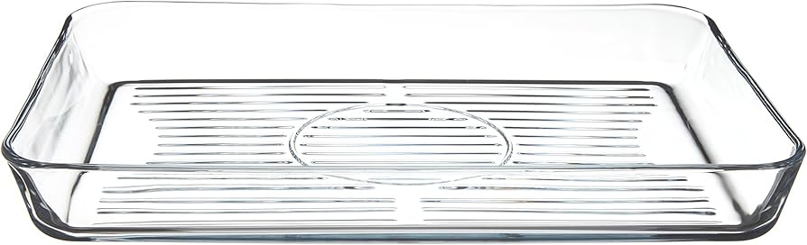 Pasabahce, Borcam, მინის ლანგარი, 40 x 27 სმ