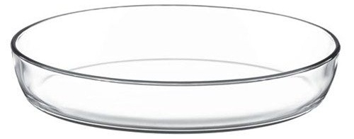 Pasabahce, Borcam, მინის ოვალური ლანგარი, 26 x 18 სმ