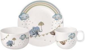 Villeroy & Boch, თეფშების და ჭიქის ნაკრები, Walk Elephant, 3 ცალი