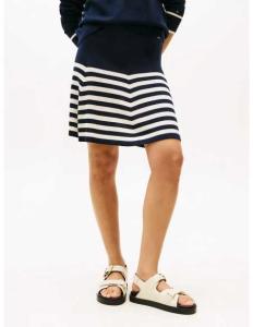 ქვედაბოლო Tommy Hilfiger - LYOCELL SILK FLARE MINI SKIRT