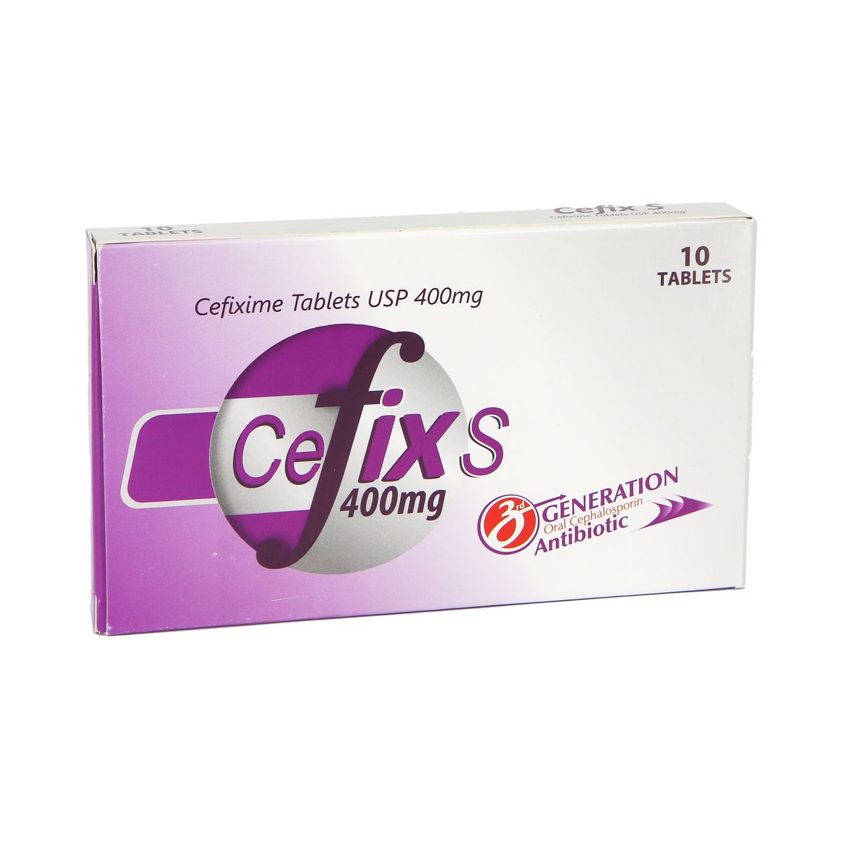 Cefix - ცეფიქსი S 400მგ  10 ტაბლეტი