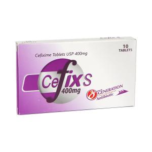 Cefix - ცეფიქსი S 400მგ  10 ტაბლეტი