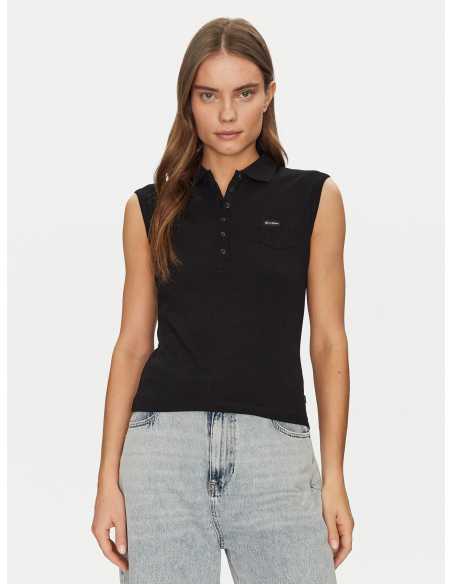 მაისურები GUESS JEANS - GJ SLEEVELESS COLLAR SLIM PKT