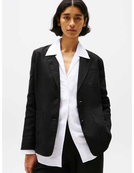 პიჯაკი Tommy Hilfiger - ESS LINEN REGULAR SB BLAZER