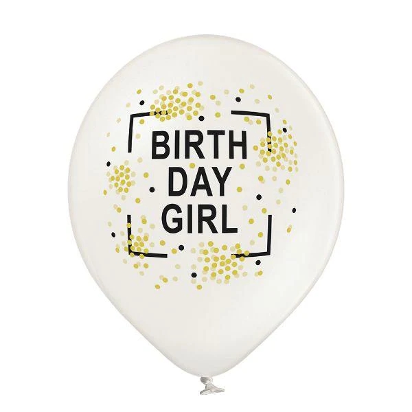 Belbal, ლატექსის ბუშტი, Happy Birthday, 6 ც.