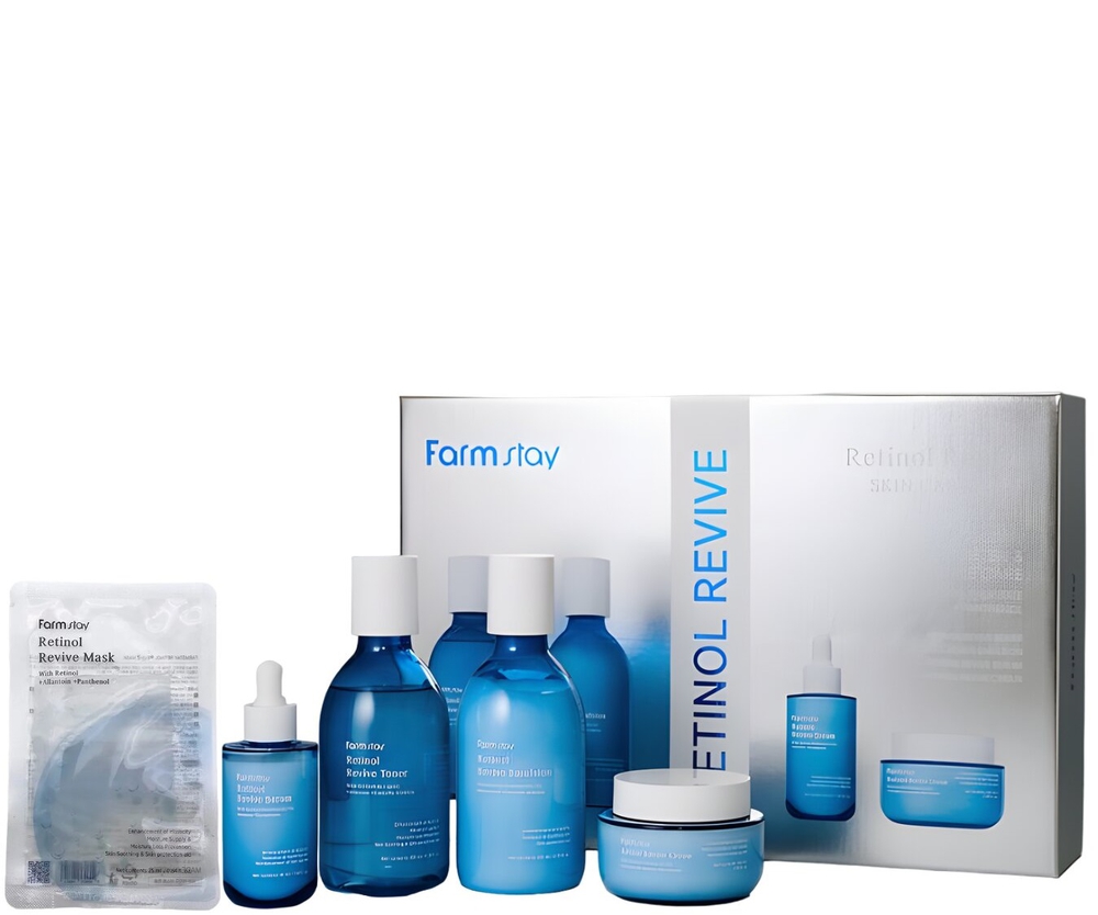 Farmstay Retinol Revive სახის მოვლის ნაკრები