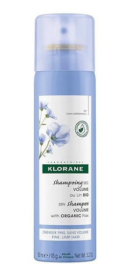 Klorane Organic Flax Volumising მშრალი შამპუნი 150 მლ