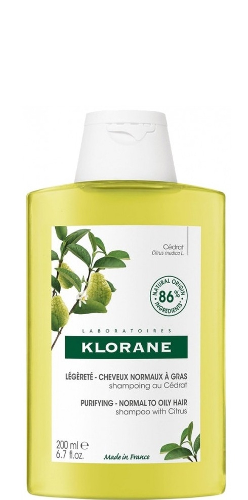 Klorane Purifying Citrus შამპუნი 200 მლ