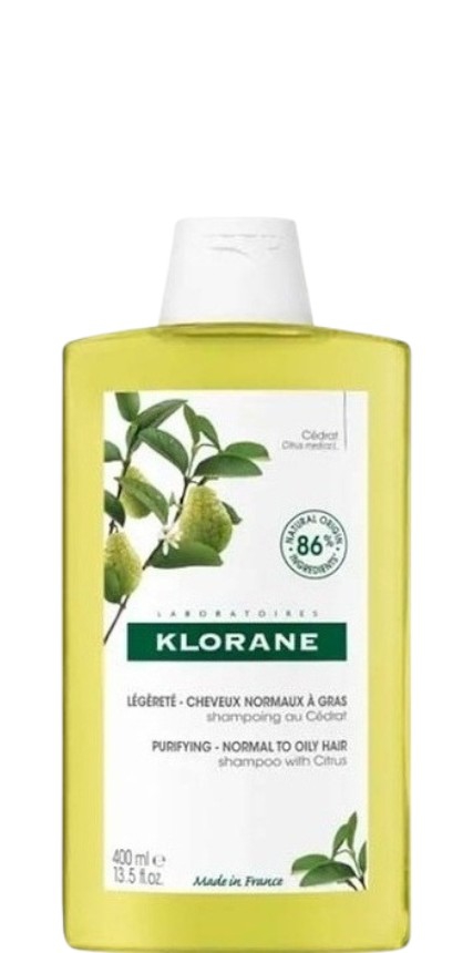 Klorane Purifying Citrus შამპუნი 400 მლ