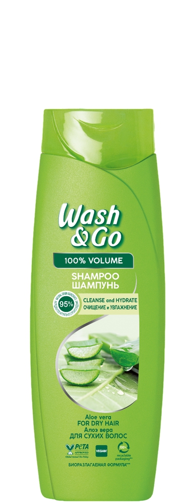 Wash & Go Aloe Vera შამპუნი 180 მლ